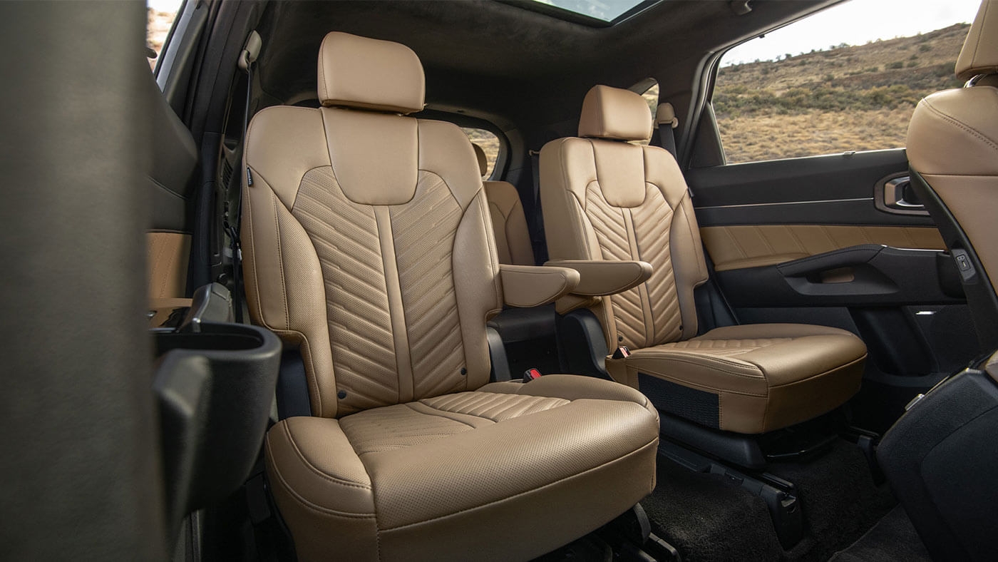 Espace modulaire pratique du Kia Sorento 7 places.