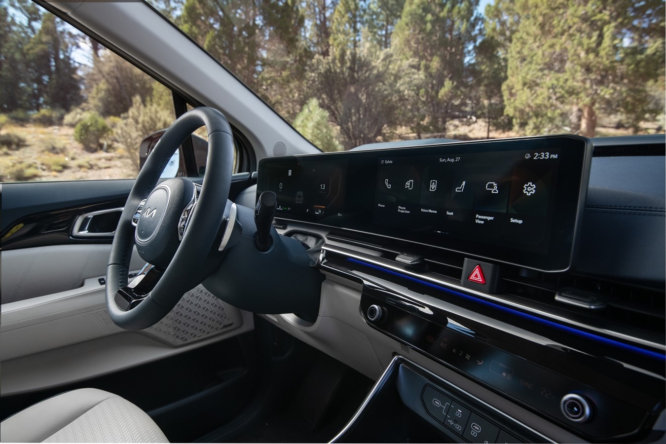 Technologies à bord du Kia Carnival 2025.