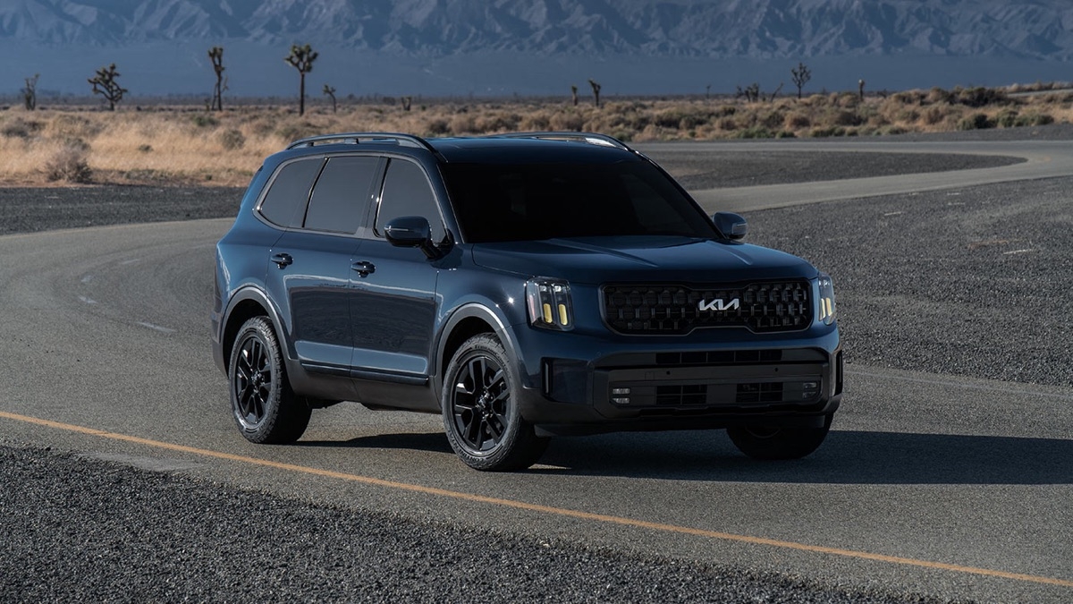 Le Kia Telluride 2024 sur la route.