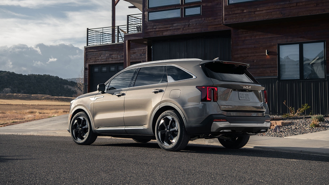 Banquette arrière de la Kia Sorento HEV 2025.