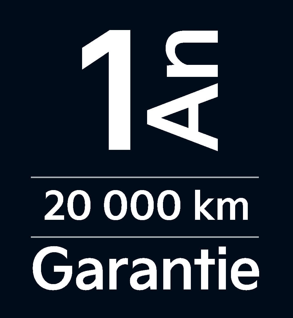 Garantie 1 an 20000 km Kia