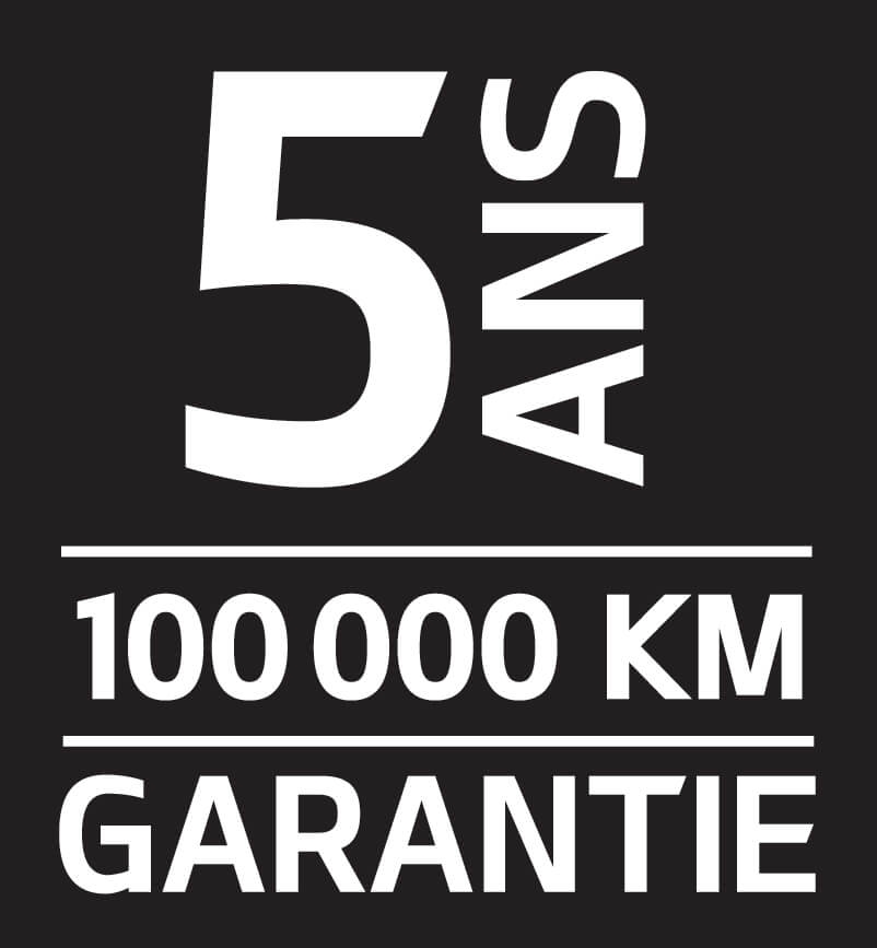 Garantie 5 ans 100000km groupe propulseur Kia