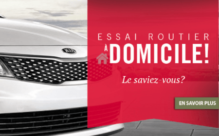 Faites un essai routier à domicile